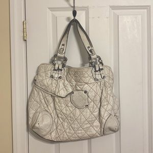Y2K vintage leather Juicy Couture tote bag